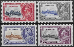 St Vincent 1935 Silver Jubilee Set SG142-145 LHM - Picture 1 of 2