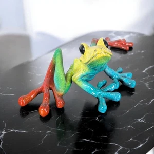 Kitty's Critters PEDRO Large 16'' Wall Mount Tropical Frog Sculpture - Picture 1 of 12