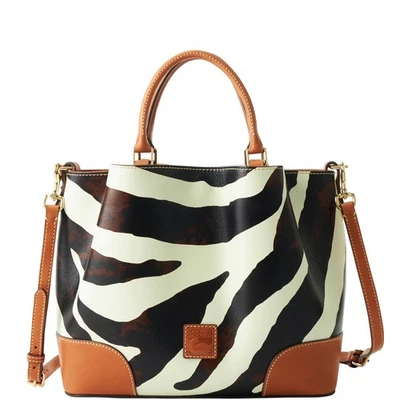Brenna de cuero de cebra Dooney & Bourke Foto 1 de 4