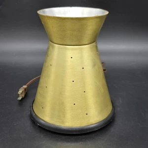 Starlight Lava Lite Lamp Base Gold Vintage 40 Watt WORKS - Picture 1 of 11
