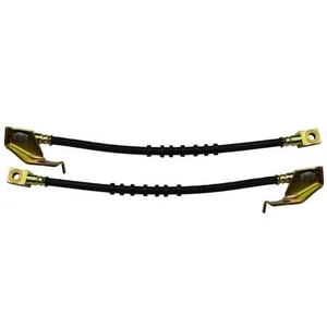 71-73 Ford Mustang Cougar Front Right Left Disc Brake Rubber Flex Hose Line Pair - Picture 1 of 8