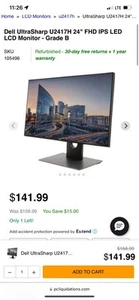 Dell Monitors Pack of 2 with Dual Monitor Desk Mount. P2419HC - Picture 1 of 6