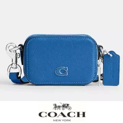 NWT 🥰 Coach Crossbody Pouch Blueberry - Image 1 of 4