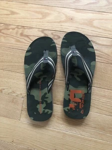 Tommy Hilfiger Herren Guard 5 Flip Flops Größe 9M Camouflage Strand Gebraucht Top Zustand - Bild 1 von 4