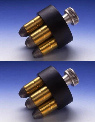 (2 PACK) HKS Revolver Speedloaders 22 32 327 357 38 41 44 45 Cal., optional case - Image 1 of 4