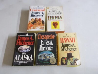 5 JAMES MICHENER # PB IBERIA CENTENNIAL CHESAPEAKE HAWAII ALASKA - Image 1 of 3