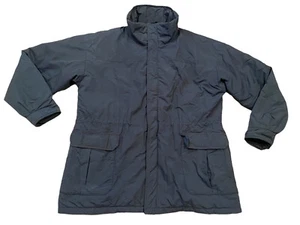 Chaqueta de colección Woolrich Teton Parka para hombre con cremallera azul grande limpia hinchada Gore-tex - Imagen 1 de 9