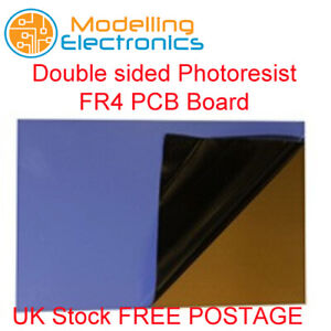 3 x Double sided Photoresist FR4 PCB Board Double sided  160 x 100 mm