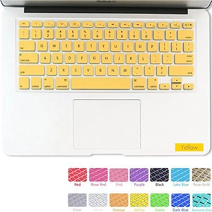 Silicone Keyboard Skin Cover Film For Apple Macbook Pro 13" 15" Retina Air 11" - - Picture 1 of 25