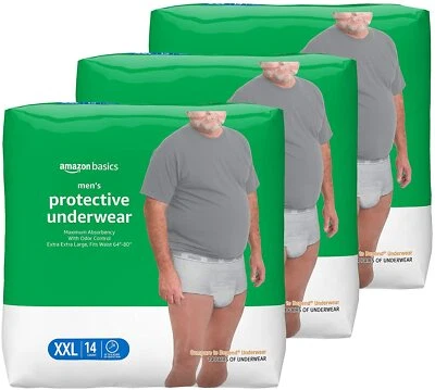 SOLIMO Incontinence Pull Up On Underwear Diapers for Men, Maximum, Compare To Depend ✅