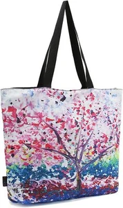 icolor Unisex Sporttasche Tragetaschen Schulter Strand mit Reißverschluss Turnbeutel-06 - Bild 1 von 7