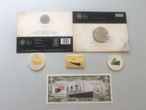 RMS TITANIC ULTIMATE COLLECTORS SET 5 SAMMLERSTÜCKE SELTEN LOT LIMITIERT - Bild 1 von 1