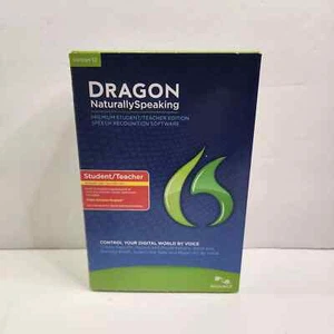 Dragon Naturally Speaking Version 12 Premium Student, Teacher Ed. NEW - Picture 1 of 5