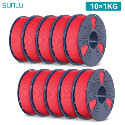 SUNLU 10×1KG 1.75MM PETG Filament High toughness 3D Printer Consumables  - Image 1 of 4