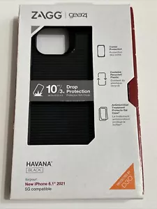 ZAGG Gear4 Custodia Avana per Apple iPhone 13 6.1" (Nero) - Foto 1 di 9