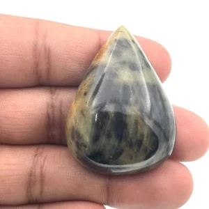 220 Cts Natural Untreated/Unheated Huge Black Sapphire Loose Gemstone - Picture 1 of 4
