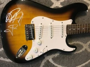 Rob Halford autographed guitar signed coa + Proof! Judas Priest signed Fender - Picture 1 of 5