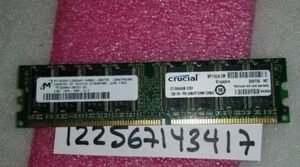 1GB 184p PC3200 CL3 16c 64x8 DDR400 2Rx8 2.5V UDIMM RFB - Picture 1 of 1