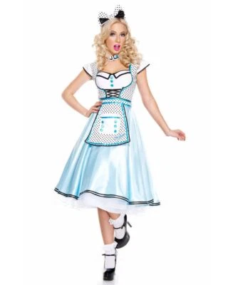 Brand New Adorable Alice Costume Music Legs 70740 - Image 1 of 2