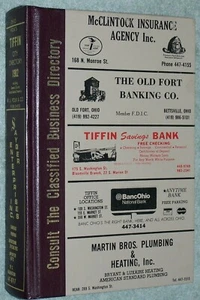 1982 Directorio de la ciudad de Tiffin Ohio que incluye ruta rural Seneca OH por R. L. Polk - Imagen 1 de 3