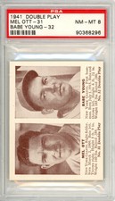 1941	Double Play	Ott	Young	31/32	PSA 8		Giants		7874