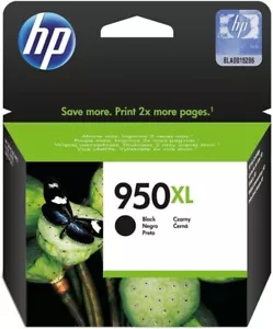 ORIGINAL HP 950XL BLACK PRINTER INK CARTRIDGE BRAND NEW STILL IN VACUUMED SEALED - Picture 1 of 1