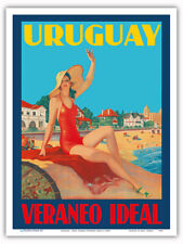 Uruguay - Ideal Summer (Veraneo Idéal) - Vintage Travel Poster 1930s