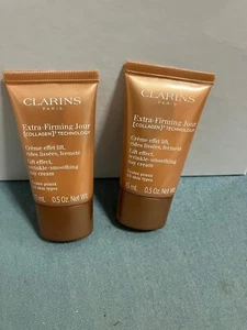 Clarins extra firming Jour Collagen wrinkle-smoothing Day cream    (2x15 ml) - Bild 1 von 2