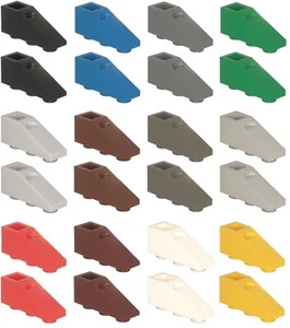 Lego Parte 4287 x 2 Ladrillo Pendiente 33° 1 x 3 Invertido. 2 por lote. Select Color - Imagen 1 de 23