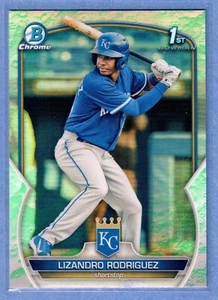 2023 Bowman Cromo Lizandro Rodríguez Resplandor Lunar Refractor Royals SP - Imagen 1 de 2