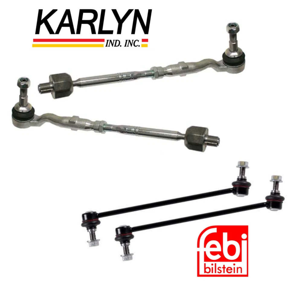Tie Rod Assembly Inner Outer Sway Bar Link  Lt & Rt OEM Quality for BMW 5 6 7 M - Image 1 of 1