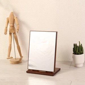 Schminkspiegel Aus Holz Mädchen Zum Schminken Für Den Schreibtisch - Bild 1 von 12
