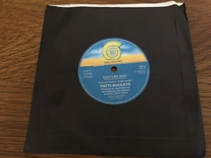 Patti Boulaye "That's My Man & Lies All Lies" 7" Shell Single EX CONDITION - Picture 1 of 4