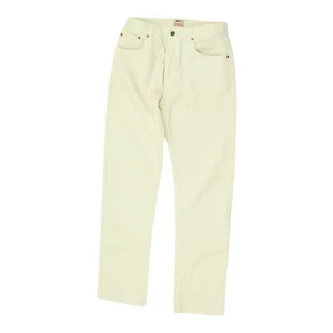 Jeans Fiorucci Off White | Pantalones de mezclilla de diseñador informales rectos vintage para hombre - Imagen 1 de 7