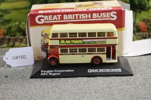 Atlas 1:76 Cream/Red Douglas Corporation AEC Regent DD Bus FNQHotwheels U4160 - Picture 1 of 10
