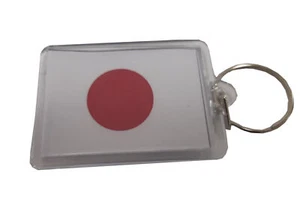 Japanese Flag Acrylic Keyrings Japan Keychains - Picture 1 of 2