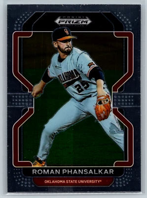 Roman Phansalkar 2022  Panini Prizm Draft #PDP208 Oklahoma State - Image 1 of 2