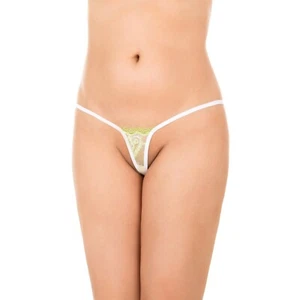 Micro String Stickerei Sexy Dessous Damen Made in Europe Neu S M L XL XXL XXXL - Bild 1 von 2