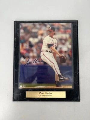 Tom Glavine Atlanta Braves SIGNED AUTOGRAPHED PLAQUE 11 x 13 - Image 1 of 2