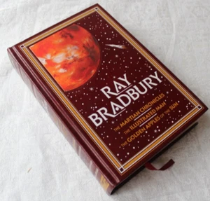 Ray Bradberry Leather Bound 3 Book Omnibus Collectors 1st/4th Edition - Picture 1 of 8