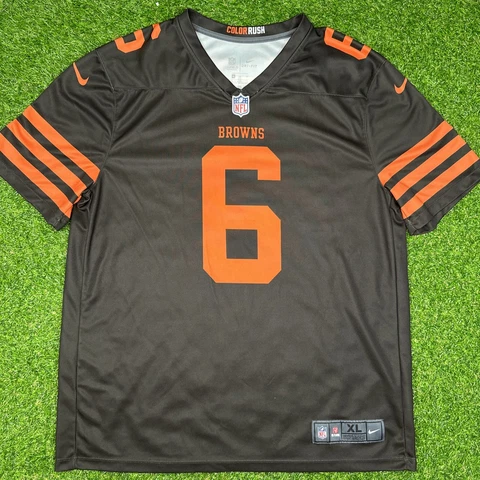 Nike Baker Mayfield Jersey #6 Color Rush Cleveland Browns NFL Men's L Dri-Fit Cover