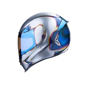 ICON AIRFRAME PRO REENTRY MOTORCYCLE HELMET + BLUE SHIELD - ADULT MEDIUM - Picture 1 of 10