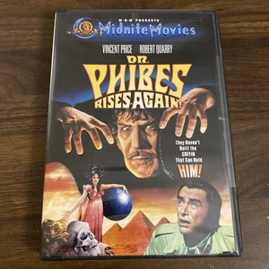 Dr. Phibes Rises Again (DVD) Vincent Price, Robert Quarry, BRAND NEW - Foto 1 di 4