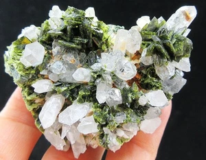 82g exquisite Epidote&Quartz crystal,Sichuan,China - Picture 1 of 12