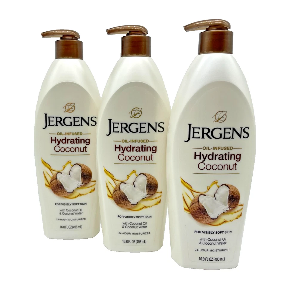 Jergens Hydrating Coconut Dry Skin Moisturizer 16.8 FL Oz
