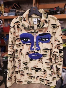Puma x Kidsuper Studios 1/4 Zip Pullover Sweatshirt Men’s Small Camouflage - Picture 1 of 9