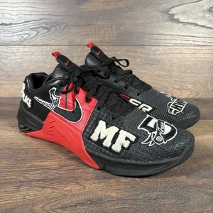 Nike Metcon 8 "Mat Fraser" PE CrossFit Gym Shoes Black/Red HWPO - Size UK 10.5 - Picture 1 of 14