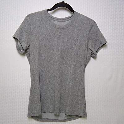 Women's Nike Dri-Fit Cotton Tee Shirt Size Medium Gray - Image 1 of 4