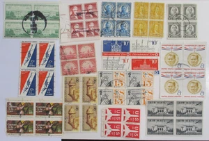 U.S. USED (14) DIFFERENT BLOCKS of 4 USED See Pic - Picture 1 of 1