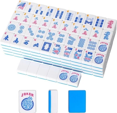 American Mahjong Tiles (1.2”,Tiles Only), 166 Pcs American Mahjong Tile Set with - Image 1 of 4